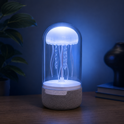 Salviro AquaGlow™ Bluetooth Quallenlampe mit Lautsprecher