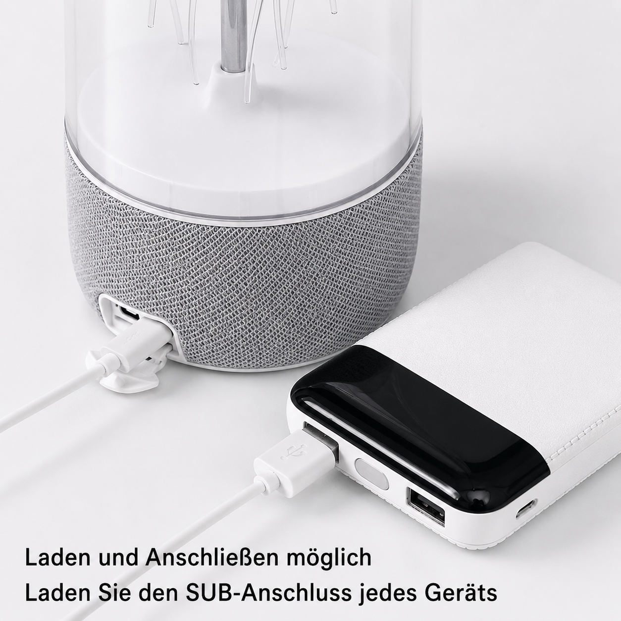 Salviro AquaGlow™ Bluetooth Quallenlampe mit Lautsprecher