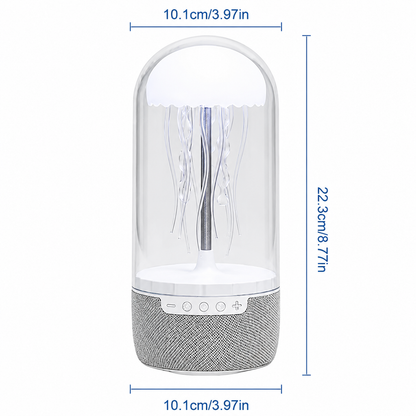 Salviro AquaGlow™ Bluetooth Quallenlampe mit Lautsprecher